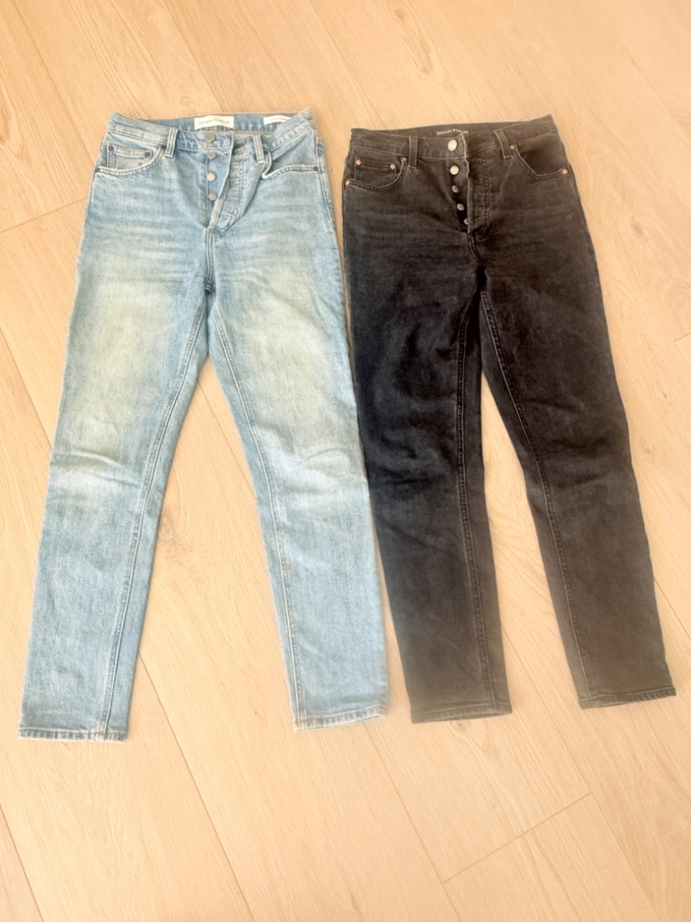 Two Pairs of Aritzia Denim Forum Jeans The YOKO Highrise Slim  Size 26